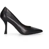 Marc Ellis Damenschuhe mit Absatz aus echtem Leder, elegante Pumps, schwarz