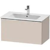 Duravit Waschtischunterschrank D-Neo 81x46,2cm, chr/Taup ma, 1 Ausz., wandhängend