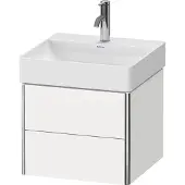 Duravit XSquare Meuble sous-lavabo suspendu, 2 tiroirs, 484x397x460mm, XS416008484, XS416008484
