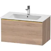 Duravit Waschtischunterschrank D-Neo 81x46,2cm, g pol/Ei ma, 1 Ausz., wandhängend