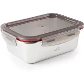 Lacor 64611 – Ecoinox rechteckiger Lebensmittelbehälter, Edelstahl...
