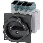 Siemens Lasttrennschalter Schwarz 4polig 16 mm² 40 A 1 Schließer, 1 Öffner 690 V/AC 3LD33541TL51, 4P, IP65, 60 mm, 79 mm, 85 mm, 110 mm