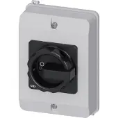 Siemens 3LD9224-1GH Satz aus Drehantrieb schwarz, Gehäusedeckel, Vierkant-Kupplung und 2 Schrauben 3LD92241GH