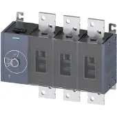 Siemens 3KD5634-0RE10-0 Lasttrennschalter 2000A, Baugr. 5, 3-polig Seitenantrieb links Grundgerät 3KD56340RE100