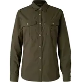 Pinewood Safari Long Sleeve Women Shirt mossgreen (135) XS