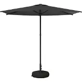 vidaXL Garten-Schirm mit Fuß 270 x 270 cm Polyester Rechtwinklig