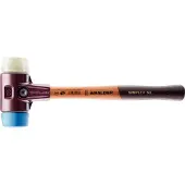 HALDER SIMPLEX Schonhammer Ø 40 mm TPE-soft blau / Nylon mit Tempergussgehäuse