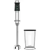 Cecotec Power TitanBlack 1500 XL, Pürierstab, 0,8 l, Eis-Crusher, 1500 W, Schwarz, Silber