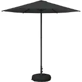vidaXL Garten-Schirm mit Fuß 230 x 230 cm Polyester Rechtwinklig