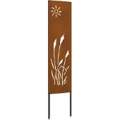 Syfax Garten Sichtschutz-Leinwand Rostoptik 32 x 140 cm