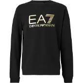 EA7 für Herren. 7M002278_AF22266 Sweatshirt Core schwarz (S), Lässig, Baumwolle