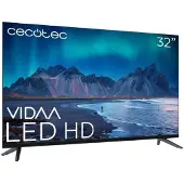 Cecotec 00992, 81,3 cm (32"), 1366 x 768 Pixel, LED, Smart-TV, WLAN, Schwarz