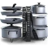 OEM Platzsparendes 8-stufiges Kochgeschirrregal, 38x46cm, flexibel