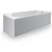 Duravit Rechteck-Badewanne D-Neo 160x70x46,5cm, EB-Version, 1 RS, weiß