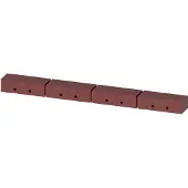Siemens 3WA9111-0AN85 Stützer für DIN 43673 Frontanschlüsse Baugröße 2, Set für 3 Pole + N 3WA91110AN85
