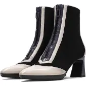 Hispanitas für Damen. BHI254186 Soho Lederstiefelette schwarz (40), 5 bis 8 cm, Reißverschluss, Lässig