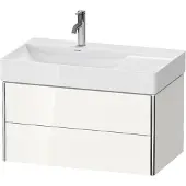 Duravit XSquare Waschtischunterbau wandhängend, 2 Schubkästen, Becken links, 784x397x460mm, XS416809191