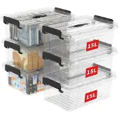 OEM Plastikbox 15x6 Stück mit Deckel und Griff