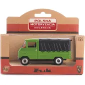 Daffi Modell des Autos „Żuk“ aus der Zeit der Volksrepublik Polen, grün, Maßstab 1:43