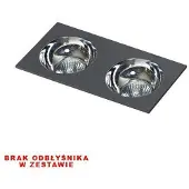 Azzardo Hugo 2 Schwarzes Downlight