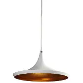 Azzardo Chink Pendelleuchte Weiß höhenverstellbar E27 Fassung Ø 36 x 120 cm