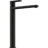 NABER LINEA Glam 2 Bad, Waschtischarmatur, schwarz matt, Hochdruck