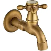 OEM Bronze Waschtischarmatur Wandmontage Kaltwasserhahn