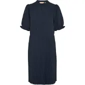 Culture Midikleid "Kleid CUpaddy", Damen, Gr. L, N-Gr, blau (salute), Obermaterial: 100% Polyester PES., Kleider Midikleid