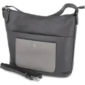 Gerry weber Schultertasche Umhängetasche Vistara Hobo Dark Grey grau