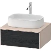 Duravit Zencha Konsolenwaschtischunterbau, 650x550x281mm, 1 Ausschnitt mittig, ZE4810016830000