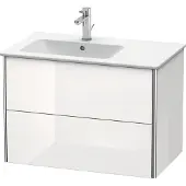 Duravit XSquare Waschtischunterbau wandhängend, 2 Schubkästen, Becken links, 810x560x478mm, XS417604343