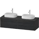 Duravit Zencha Konsolenwaschtischunterbau, 1600x550mm, 2 Auszüge, 2 Schubkästen, 2 Ausschnitte, ZE4825, ZE4825B16800000
