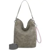 Fritzi aus Preußen Schultertasche Umhängetasche Wudy03 Rub Hobo Bag Moss khaki