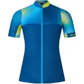 Endura Bitmap Block FS260 Print Short Sleeve Jersey barra blue L