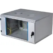 EFB Elektronik EFB 691612VGR.60 19” Wandgehäuse 12HE, schwenkend, 2-teilig, RAL7035, Tiefe 600 mm 691612VGR60