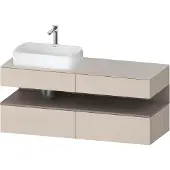 Duravit QA4765043830000 QTG KWTU WH Ek. 1400x550x600 Tp. Smt
