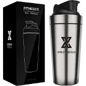 Sonstiges Edelstahl Shaker 700ml Sport Fitness Yoga Gym Bottle Mixer