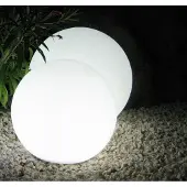 Lumisky LED Kugel Leuchte, BOBBY, 40cm, E27 Fassung, Weiß, Außenbereich