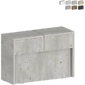 Web Furniture Ausziehbare Bank 66-290cm für Esstisch Konsole Pratika A - Beige