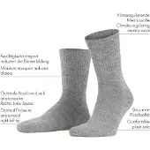 Falke Socken "Walkie Light", Damen, Gr. 39-41, blau (marine (6120)), Obermaterial: 66% Schurwolle WV. 34% Polyamid PA., Socken Socken