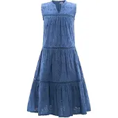 Happy girls Sommerkleid "Mädchenkleid", Mädchen, Gr. 128, EURO-Größen, jeans blau, Stoff, 100% Baumwolle, normal, Kleider Sommerkleid