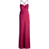 Vera Mont Cocktailkleid mit Cut-Outs in Dark Fuchsia | Gr.: 42
