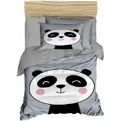 L'essentiel Maison , PH1107, Baby-Bettbezug-Set, Grau, 100 x 150 cm