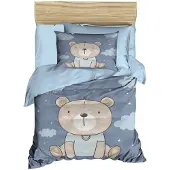 L'essentiel Maison , PH161, Baby-Bettbezug-Set, Navy blau, 100 x 150 cm
