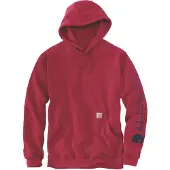 Carhartt Hoodie K288 Logo Sweatshirt Herren Industry Red-S