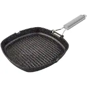 Supreme Steingrill Faltbarer Griff Gestreift 28 Cm