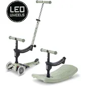 Micro mobility Scooter Mini 6in1 Rock & Go LED grün multifunktional