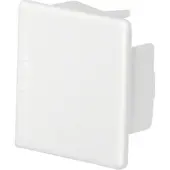 Hager Halogenfreies Endstück für Leitungsführungskanal LF 30x30mm, aufrastbar, verkehrsweiß, 1 Stk.
