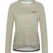 Shimano Woman's SAIKO Long Sleeve warm Printed, Restore Green