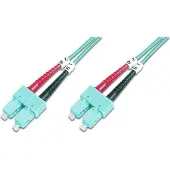 Digitus LWL Multimode OM 3 Patchkabel, SC / SC, 2 m, I-VH, OM3, SC, SC